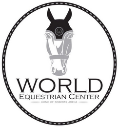 W WORLD EQUESTRIAN CENTER HOME OF ROBERTS ARENA logo