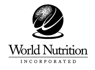 W WORLD NUTRITION INCORPORATED logo
