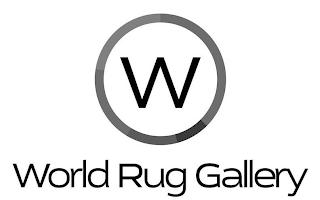 W WORLD RUG GALLERY logo