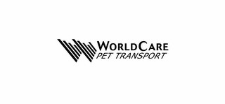 W WORLDCARE PET TRANSPORT logo