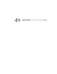 W WOVEN HEALTH CLINIC logo