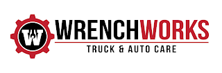 W WRENCHWORKS TRUCK & AUTO CARE logo