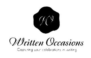 W WRITTEN OCCASIONS CAPTURING YOUR CELEBRATIONS IN WRITING logo