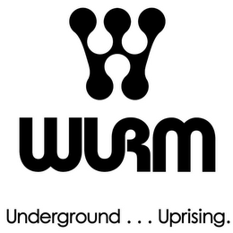 W WURM UNDERGROUND . . . UPRISING. logo