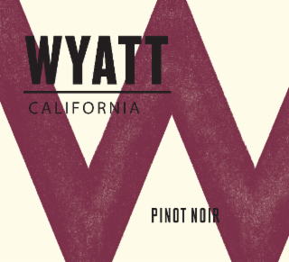 W WYATT CALIFORNIA PINOT NOIR logo