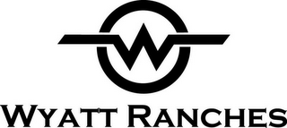 W WYATT RANCHES logo