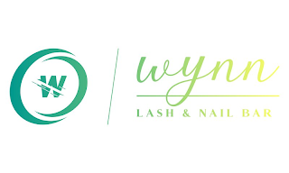 W WYNN LASH & NAIL BAR logo