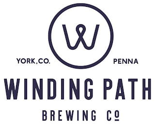 W YORK, CO.  PENNA WINDING PATH BREWINGCO logo