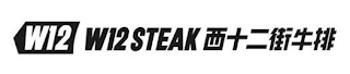 W12 W12 STEAK logo