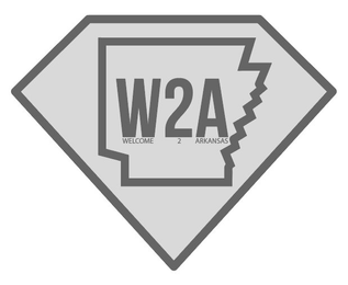 W2A WELCOME 2 ARKANSAS logo