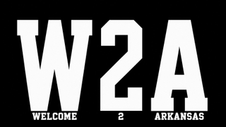 W2A WELCOME 2 ARKANSAS logo
