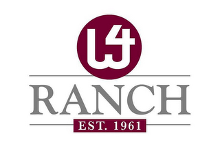 W4 RANCH EST. 1961 logo