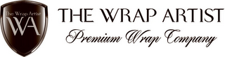 WA THE WRAP ARTIST PREMIUM WRAP COMPANY logo
