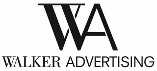 WA WALKER ADVERTISING logo