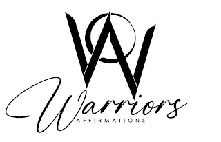 WA. WARRIORS AFFIRMATIONS logo