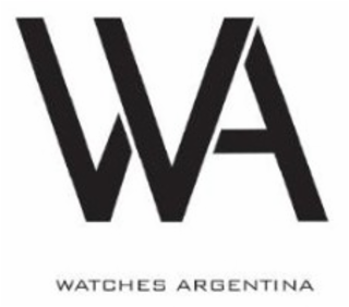 WA WATCHES ARGENTINA logo