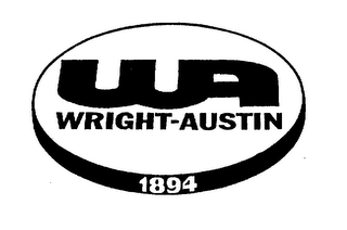 WA WRIGHT-AUSTIN 1894 logo