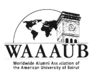 WAAAUB WORLDWIDE ALUMNI ASSOCIATION OF THE AMERICAN UNIVERSITY OF BEIRUT logo