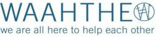 WAAHTHEO WE ARE ALL HERE TO HELP EACH OTHER logo