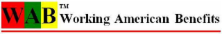 WAB WORKING AMERICAN BENEFITS logo
