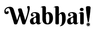 WABHAI! logo