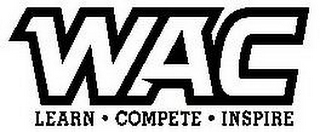 WAC LEARN · COMPETE · INSPIRE logo