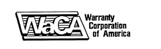 WACA WARRANTY CORPORATION OF AMERICA logo