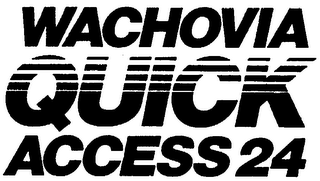 WACHOVIA QUICK ACCESS 24 logo