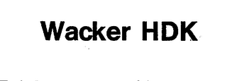 WACKER HDK logo