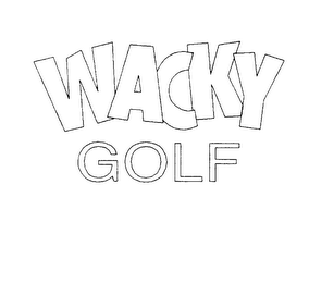 WACKY GOLF logo