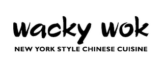 WACKY WOK NEW YORK STYLE CHINESE CUISINE logo