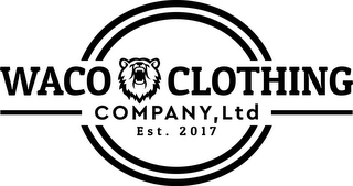 WACO CLOTHING COMPANY, LTD EST. 2017 logo