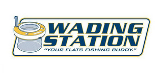 WADING STATION "YOUR FLATS FISHING BUDDY." logo