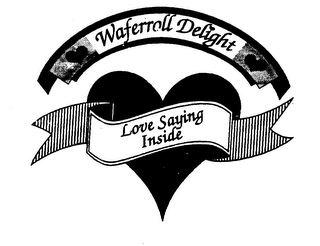 WAFERROLL DELIGHT LOVE SAYING INSIDE logo