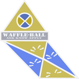 WAFFLE-BALL ASK KNOW APPLY logo