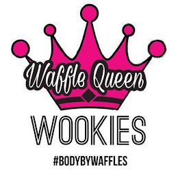 WAFFLE QUEEN WOOKIES #BODYBYWAFFLES logo