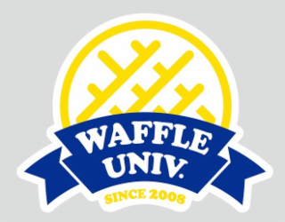 WAFFLE UNIV. SINCE 2008 logo