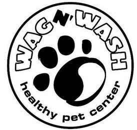 WAG N' WASH HEALTHY PET CENTER logo