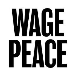 WAGE PEACE logo