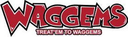 WAGGEMS TREAT'EM TO WAGGEMS logo