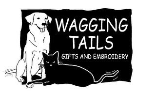 WAGGING TAILS GIFTS & EMBROIDERY logo