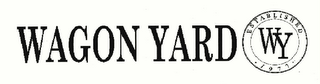 WAGON YARD WY ESTABLISHED 1977 logo