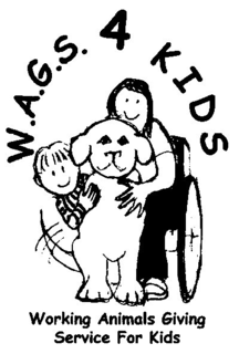 W.A.G.S. 4 KIDS WORKING ANIMALS GIVING SERVICE FOR KIDS logo
