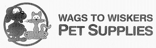 WAGS TO WISKERS PET SUPPLIES logo