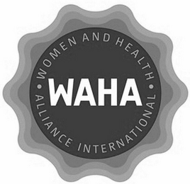 WAHA ·WOMEN AND HEALTH ·ALLIANCE INTERNATIONAL logo