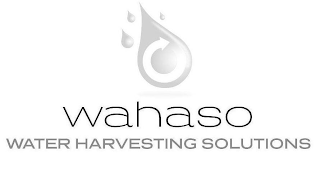 WAHASO WATER HARVESTING SOLUTIONS logo