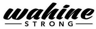 WAHINE STRONG logo