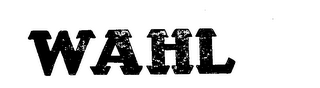 WAHL logo