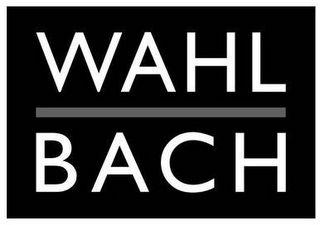 WAHL BACH logo