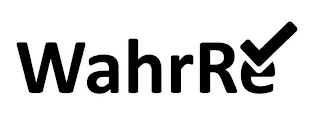 WAHR RE logo